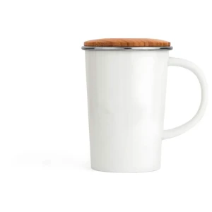 Bredemeijer Taza 400ml+filter+lid White Brown One Size