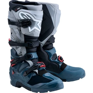 Alpinestars Botas Off-road Tech 7 Enduro Drystar® Dark Gray / Mid Gray / Bright Red EU 38