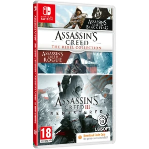 Nintendo Games Switch Assassins Creed: Bundle (rebel Collection + Ac 3) (code In A Box) Multicolor PAL unisex