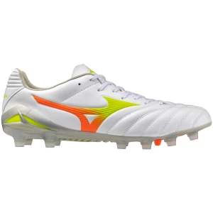 Mizuno Chaussures De Football Monarcida Neo Iii Pro White / Evening Primrose / Lava Or EU 44 1/2 Homme,Femme