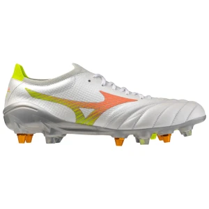 Mizuno Chaussures De Football Morelia Neo V β Elite Mix White / Lava Orange / Evening Prim EU 38 1/2 Homme,Femme