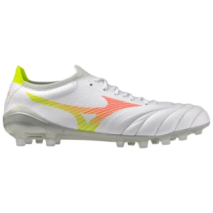 Mizuno Chaussures De Football Morelia Neo V β Pro Ag White / Lava Orange / Evening Prim EU 44 Homme,Femme