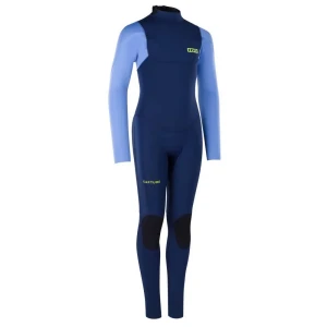 Ion Combinaison En Néoprène à Manches Longues Et Fermeture éclair Dans Le Dos Pour Junior Capture 4/3 Mm Indigo 8 Années Garçon,Fille