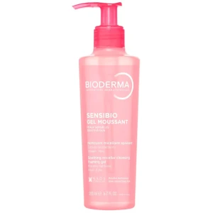 Bioderma Nettoyant Sensibio Gel Moussant 200 Ml Transparent / Pink One Size female