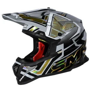 Smk Casco Off-road Allterra X-aces Black / Gold / White XL