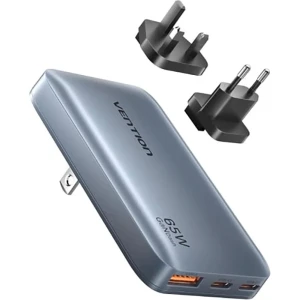 Vention Chargeur Mural Usb-a Et Usb-c Fcbh0 Grey One Size unisex
