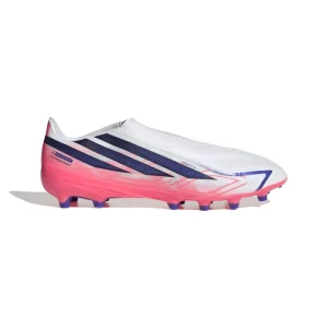 Adidas Chaussures De Football F50 Hyperfast League Laceless Ag Ftwr White / Solar Purple / Solar Turbo EU 40 2/3 unisex