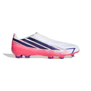 Adidas Chaussures De Football F50 Hyperfast League Laceless Fg Ftwr White / Solar Purple / Solar Turbo EU 44 unisex