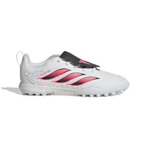 Adidas Chaussures De Football Junior Predator Club Fold-over Tongue Elastic Laces Tf Ftwr White / Solar Turbo / Core Black EU 31 Garçon,Fille