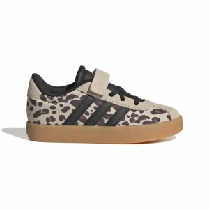 Adidas Baskets Pour Enfants Vl Court 3.0 Crystal Linen / Core Black / Khaki Six EU 33 Garçon,Fille