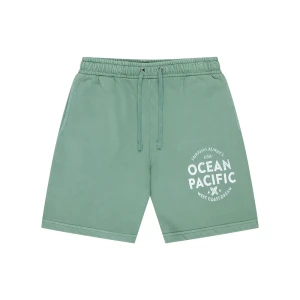 Ocean Pacific Short De Sport Reefbreak Green / Ecru 2XL Homme