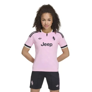 Adidas T-shirt Manches Courtes Junior Loin Juventus 26/27 True Pink / Black 7-8 Années Garçon,Fille