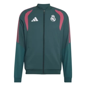 Adidas Veste Présentation Real Madrid 26/27 Tiro26 Competition Aurora Ivy / Wild Pink L Homme