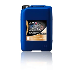 Elf Aceite De Motor Off-road 4 Explorer 10w-40 Synthetic 20l Blue One Size