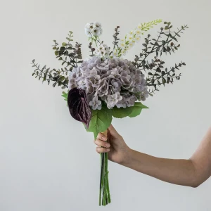 Scandinavian Collection Planta Artificial Large Bouquet Purple One Size