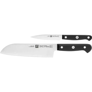 Zwilling Juego De Cuchillos Gourmet Knife Set 2 Pieces Silver / Black One Size