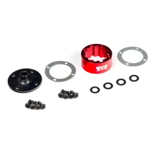 Arrma Boîtier De Différentiel Kraton/outcast 8s Black / Red One Size unisex
