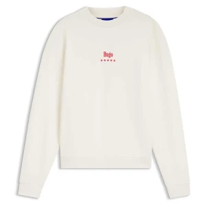 Hugo Sweat-shirt Nucavex 10273008 Blue Open White M Homme