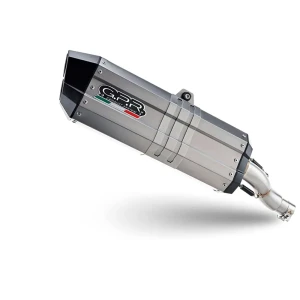 Gpr Exclusive Silenciador Homologado Slip On Hyper Sonic Titanium Benelli Trk 702 X 23-24 Matte Black Homologated