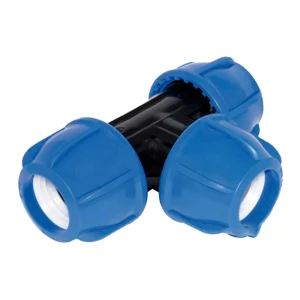 Cofan Conector En T Pp Pn16 20x20x20 Mm 10 Unidades Blue / Black One Size