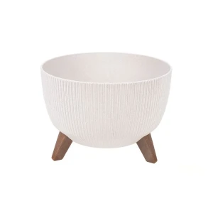 Cofan Pot De Fleurs Rond 21l 5 Unités White One Size