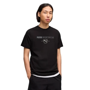 T-shirt à Manches Courtes Class Graphic Puma Black M Homme