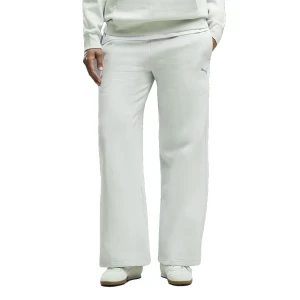 Puma Pantalon De Survêtement Essential Cat Standard Wide Leg Créme De Mint S Femme