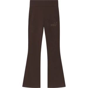 Puma Leggings Taille Haute Essential+rhinestone Flared Chocolate Fondue S