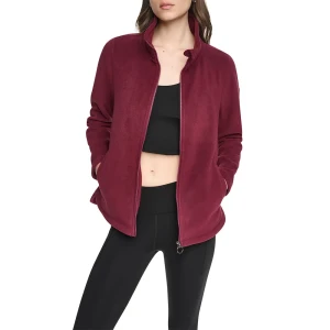 Dkny Sweat-shirt à Zip Dw4000347 Claret Red M Femme