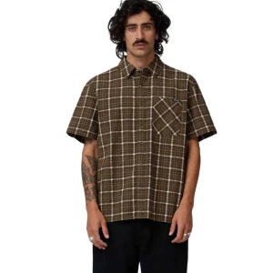 Santa Cruz Camisa De Manga Corta Eli Brown Check M