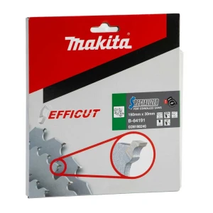 Makita Lame De Scie Circulaire Pour Bois Efficut 190x30x24z Silver One Size