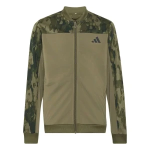 Adidas Survêtement Seasonal Essentials Tricot Olive Strata / Jungle Ink 11-12 Années Garçon,Fille