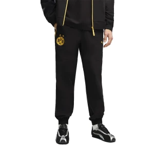 Pantalon Voyage Bvb Borussia Dortmund 26/27 Tech Puma Black / Faster Yellow M Homme