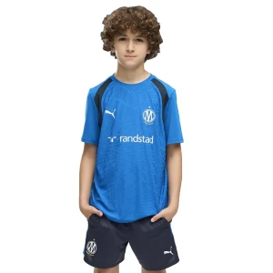 T-shirt Manches Courtes Junior Entraînement Olympique Marseille Puma Team Royal / Deep Navy 15-16 Années Garçon,Fille