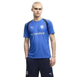 T-shirt à Manches Courtes Entraînement Olympique Marseille Puma Team Royal / Deep Navy XL Homme