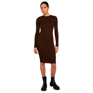 Urban Classics Robe Courte à Manches Longues Tb1340 Brown XL Femme