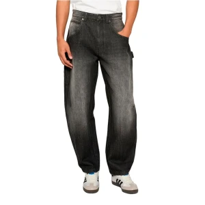 Urban Classics Jean Tb8057 Baloon Fit Mid Deep Grey Marble Washed 34 Homme