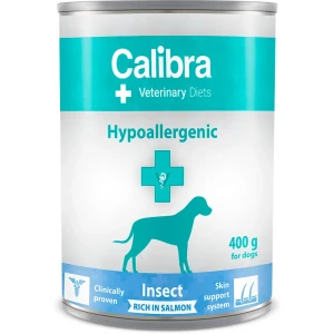 Calibra Aliment Humide Pour Chien Vet Diet Hypoallergénique Insectes Saumon 6x400g