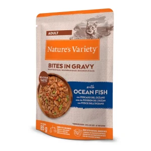 Nature´s Variety Bouchées En Sauce Nourriture Humide Pour Chat Au Poisson 22x85g