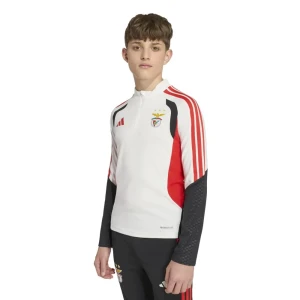 Adidas Sweat-shirt Junior à Demi-zip Entraînement Benfica 26/27 Tiro Cloud White / Red 13-14 Années Garçon,Fille