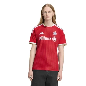 Adidas T-shirt à Manches Courtes Domicile Fc Bayern Munich 26/27 Jersey Better Scarlet / White M Homme