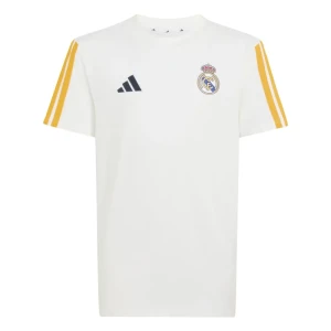 Adidas T-shirt à Manches Courtes Real Madrid White 7-8 Années Garçon,Fille