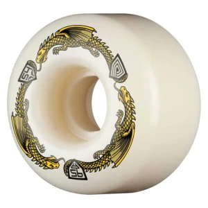 Powell Peralta Roues De Skateboard Dragon Formula Yellow V4 4 Unités Off White 54 mm/95A unisex