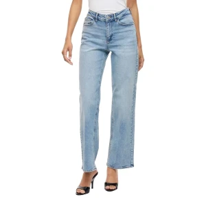 Vila Jean Lisa Straight Fit Light Blue Denim / Detail Wash 02 44 Femme