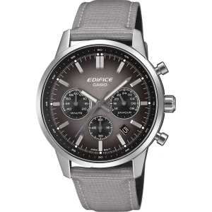 Edifice Montre Efr-575 42.3mm 10atm Quartz Analog Black / Grey Carbon Fibre / Mineral One Size Homme
