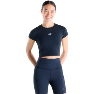 New Balance T-shirt à Manches Courtes Harmony Fitted Black XS