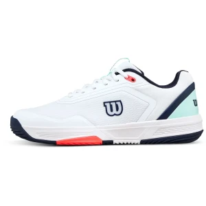 Wilson Zapatillas De Pádel Courtglide White / Bay / Fiery Coral EU 40