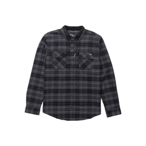 Salty Crew Chemise à Manches Longues Fathom Tech Flannel Black Grey 2XL Homme