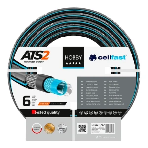 Cellfast Manguera De Jardín Hobby 19mm Black / Blue 25 m