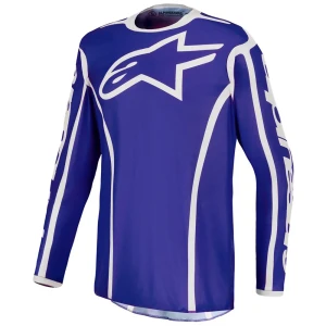 Alpinestars Maillot De Manga Larga Fluid Apex V2 Deep Blue / White S